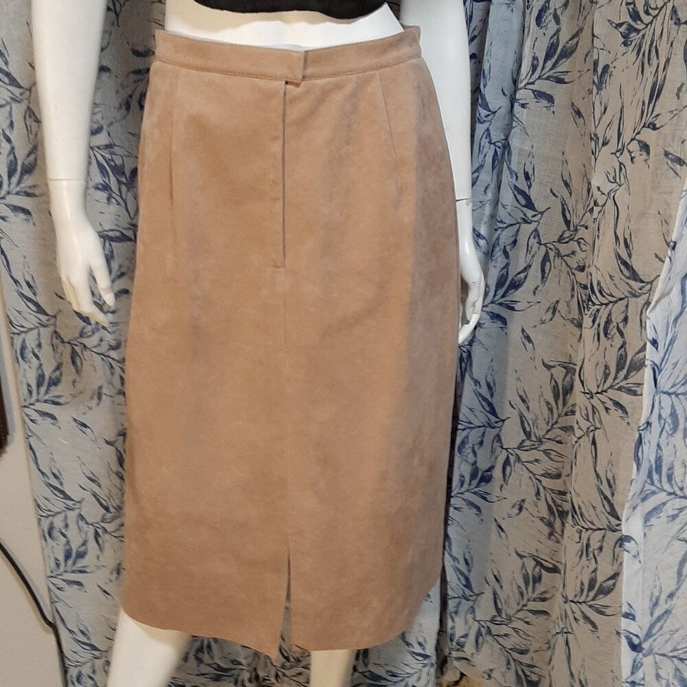 Olympic Vintage 1997 Faux Suede Skirt Size 12 But Fits like A 4